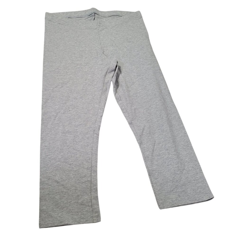 Members Mark Girls Capri Leggings Gray Comfortable Wear Size 10/12